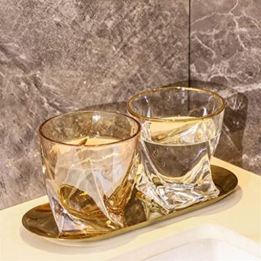 Imagem de Conjunto de enxaguante bucal de alta qualidade copo de escova de dentes copo de enxaguante bucal de alta qualidade