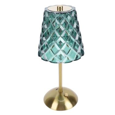 Imagem de Hyuduo Abajur de Cabeceira Com Controle de Toque, Abajur de Mesa Retro Regulável Com Bateria Recarregável de 1200mAh e Luz Quente, Lâmpada Portátil Sem Fio para Quarto, Sala de Estar,