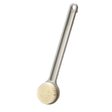 Imagem de Escova Corporal de Banho com cabo longo Cerdas Confortáveis Massager Suave para Escovação Úmida ou Seca no Chuveiro Melhora a Saúde da Pele