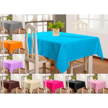 Imagem de Toalha De Mesa Oxford Tecido Grosso Retangular 4 Lugares - FF Enxovais