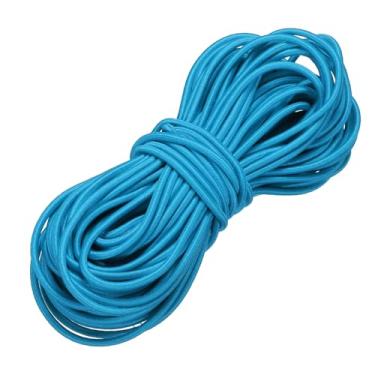 Imagem de PATIKIL Cordão elástico elástico, corda elástica de 1/20.3 cm x 49' de poliéster resistente para caiaque corda elástica para caiaque lona gravata barco barraca acampamento artesanato faça você mesmo