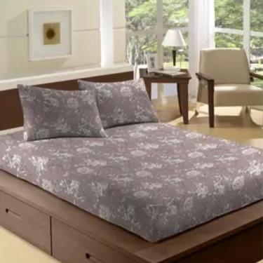 Imagem de Jogo de Cama Queen 100% Algodão Camesa Super Cotton 4 Peças