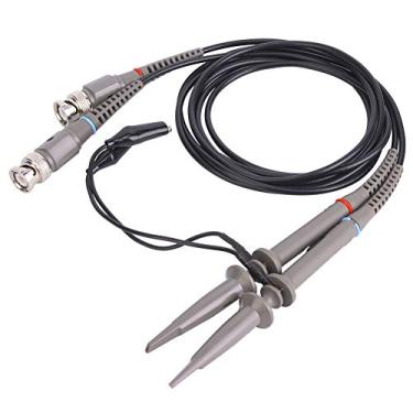 Imagem de aqxreight Kit de Sonda de Teste de Osciloscópio de Alta Precisão P6100 1X 10X 100MHz Osciloscópio Acessórios Anéis Interruptor Diferente São para ou você é Ajustável por 1X Amortecimento do