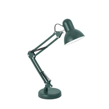 Imagem de Luminária De Mesa Articulada Office Design Pixel Clássico Soquete E27 para Estudo Trabalho e Manicure (Verde)