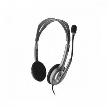 Imagem de Headset Logitech H111 Cinza