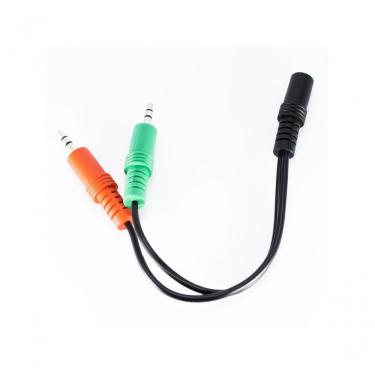 Imagem de Cabo P2 Stereo X J2 4c 15cm - Nwt