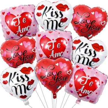 Imagem de Balões de Dia dos Namorados, Balão de Coração, Balão de Dia dos Namorados para Artigos de Decoração de Festa de Aniversário de Casamento (Valentines-02)
