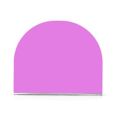 Imagem de Porta-guardanapos de acrílico magenta lavanda, suporte de toalha de papel de mão em forma de U, suporte de guardanapo vertical