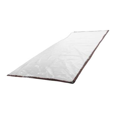 Imagem de FTVOGUE Lona Transparente, Lona Transparente Impermeável à Prova de de PE Resistente Com Ilhós Reforçados para Jardim Ao Ar Livre, Estufa, Pátio, Proteção de Plantas (3*Copa do Mundo)