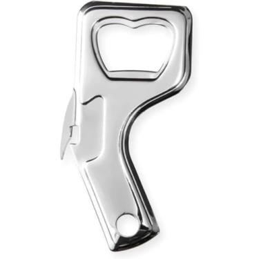Imagem de Abridor de Garrafas e lata em Metal Prateado, Design Moderno, Utensílio de Cozinha MultifuncionalPremium Design Moderno Prata Estiloso Inovador Compacto Fácil de Usar com Praticidade para o Dia a Dia