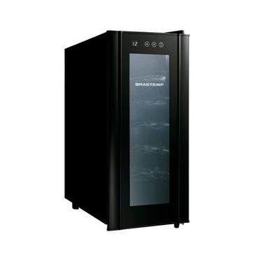 Imagem de Adega de Vinhos Brastemp BZC12BE com Iluminação Led com Painel Eletrônico para 12 Garrafas - Preta