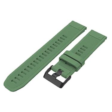 Imagem de SOMKB Pulseira de relógio QuickFit 26 20 de 22 mm para Garmin Fenix 7X 7 6X 6 5X/EPIX/Instinct2S/Descent Mk2i pulseira de silicone de liberação rápida (A, para Fenix1 2 3 3HR Mk1)