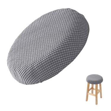 Imagem de TOYANDONA Capas para Banquetas Redondas, Altamente Elásticas, para Cadeiras de 28 a 35 Cm (11 a 14 Polegadas), Capas de Almofada Laváveis ​​e Elásticas para Assento de Cadeira, Ideais para