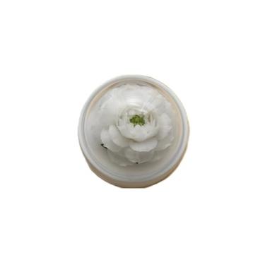 Imagem de Difusor de óleo essencial decorativo de flores de cerâmica feito à mão, para mesa de escritório, casa e ioga, com caixa de exibição de acrílico e embalagem de caixa de presente (l)