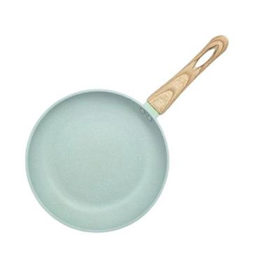 Imagem de Panela Frigideira Antiaderente Cerâmica 20cm Frita Sem Óleo não gruda 