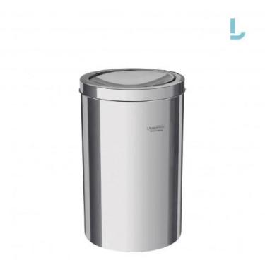 Imagem de Lixeira com Tampa Basculante Swing 12L Inox Polido - Tramontina Lixeir