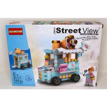 Imagem de Brinquedo peças blocos de montar sorveteria pedagogico enfeite decoraç