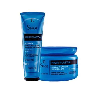 Imagem de Kit Eudora Siáge Hair Plastia - Shampoo e Máscara