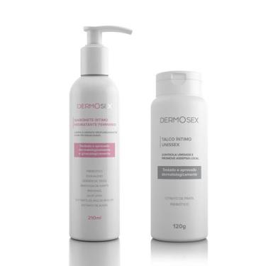 Imagem de Kit Talco Íntimo + Sabonete Líquido Feminino Dermosex