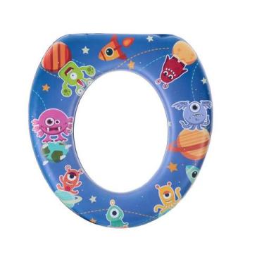 Imagem de Redutor de Assento Infantil para Vaso Sanitário Aliens Art Baby