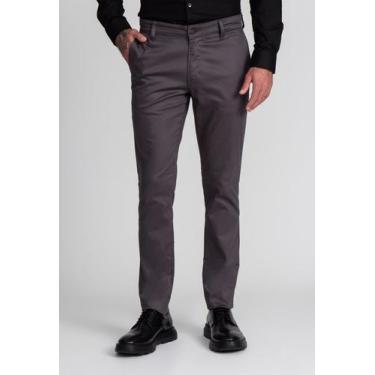 Imagem de Calça Docthos Slim Sarja Lisa, 044 grafite, 36