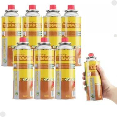 Imagem de Kit Refil De Gas Campgas Para Fogareiros E Macaricos Nautika 8 Unidade