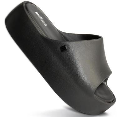 Imagem de Melissa Free Plataforma Chinelo Slide Original 35859, Preto, 38
