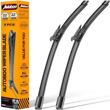 Imagem de Lâminas de reposição para limpador de para-brisa 07-13 Avalanche Silverado Tahoe Suburban, 05-18 Sierra Yukon Cadillac Escalade EXT ESV, Mercedes-Benz SLK, substituição de equipamento SLC-Original 22+22 (pacote com 2)