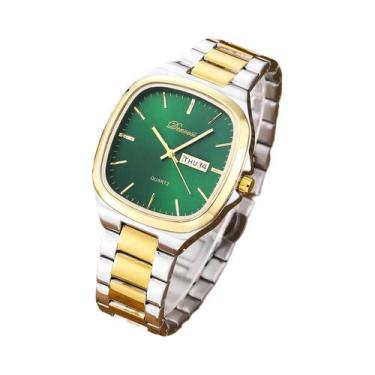 Imagem de Relógio De Pulso Masculino À Prova d'Água Com Luz No Escuro Em Aço Ino