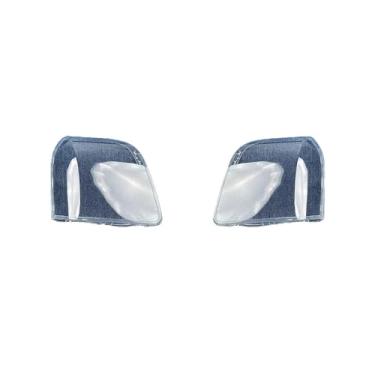 Imagem de Tampa da lente do farol compatível com GMC YUKON 2007-2013 Tampas de luz de cabeça automática Tampa do farol do carro Transparente Abajur Lâmpada Glear Lens Case Máscara(A Piar)