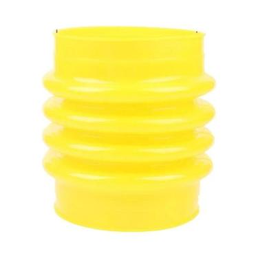 Imagem de Bota De Poliuretano Amarela Para Compactador Wacker 22x18cm, Tamanho ú