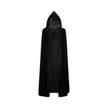 Imagem de Fantasia De Morte Assustadora Para Crianças Com Capuz E Adereço De Foi