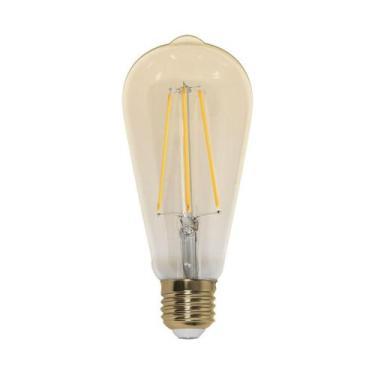 Imagem de Lâmpada led 4w 2200k branco quente st64 carbon e27 bivolt lp33372 - Op