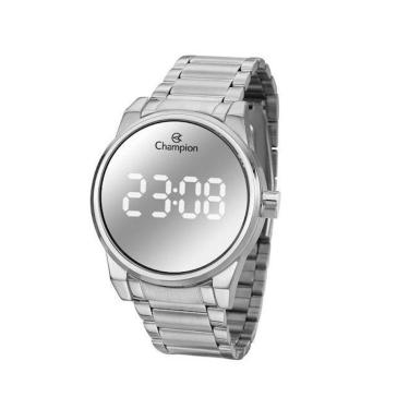 Imagem de Relógio Feminino Champion Digital Espelhado CH40124S Kit Colar e Brincos-Feminino