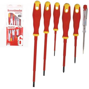 Imagem de Jogo De Chaves Isoladas 1000V Imantadas 6 Peças Eletricista