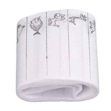 Imagem de Acouto Etiquetas de Nome de Desenho Animado Fofas 100 Grades Simples para Fácil Identificação, para Material Escolar e Presente