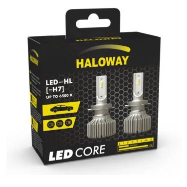 Imagem de Par Lâmpada Led Core H7 12V 6500K Haloway
