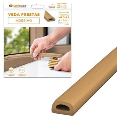 Imagem de Veda Fresta Adesivo 3M de PVC Flexível Vedação de Porta Janela Armário