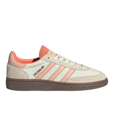 Imagem de adidas Tênis feminino casual de handebol Spezial com cadarço - bege, Multi, 6 Wide