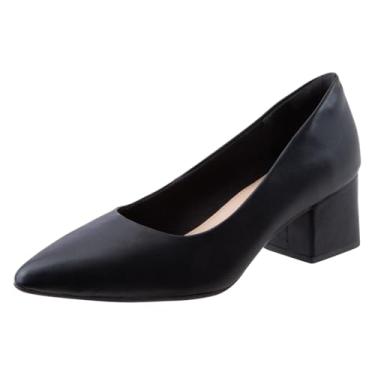 Imagem de Fioni Sapato feminino Mana salto baixo bico fino da Payless, Preto, 34