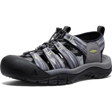 Imagem de KEEN Sandália masculina Newport H2 com bico fechado, Liga metálica/prisma, 44