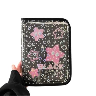 Imagem de A5 Star Capa transparente para fichário, capa de álbum de fotos, fichário para álbum de fotos, livro de coleção de cartões de foto (estilo A)