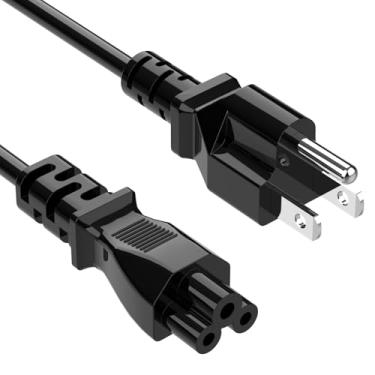 Imagem de Etssembo Cabo de alimentação de substituição de 3 pinos para monitores de TV de computador, compatível com Dell IBM HP Asus Sony, Samsung, Toshiba, Lenovo, Acer, Epson, impressora LG LED LCD Smart