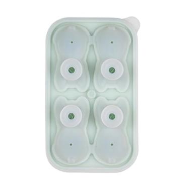 Imagem de Bandejas de empilháveis, formas fofas de blocos frios para cães com 4 cavidades | Bandejas de para gatos, para geladeira, bebidas domésticas, café, vinho, leite, suco de frutas