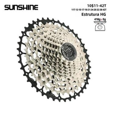 Imagem de Cassete De Bicicleta Em Aço Carbono Ultraleve 9-13 Velocidades HG Para