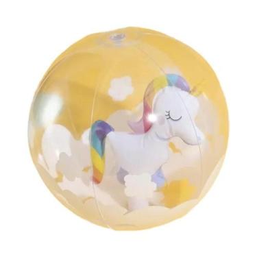 Imagem de Brinquedos Infláveis De Piscina Unicórnio E Flamingo, Bola De Praia, B