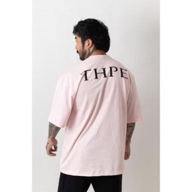 Imagem de Camiseta Oversized Gola Alta Classic Rosa Bebe-Unissex