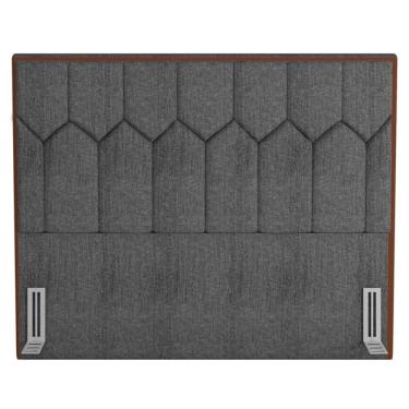 Imagem de Cabeceira Cama Box Casal 140cm Órion Z37 Linho Cinza - Mpozenato