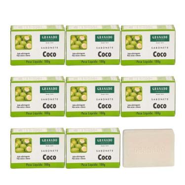 Imagem de Kit 8 Sabonete de Coco Granado em Barra para Pele Mista e Oleosa 100g