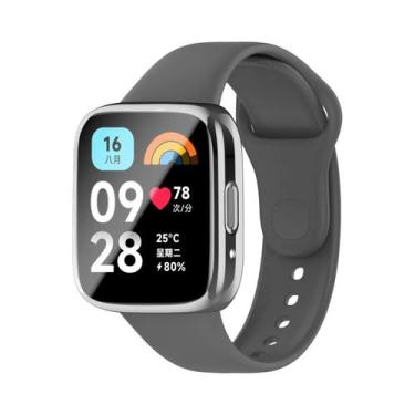 Imagem de Pulseira De Silicone Macia Para Redmi Watch 3 E Capa Protetora De Tela